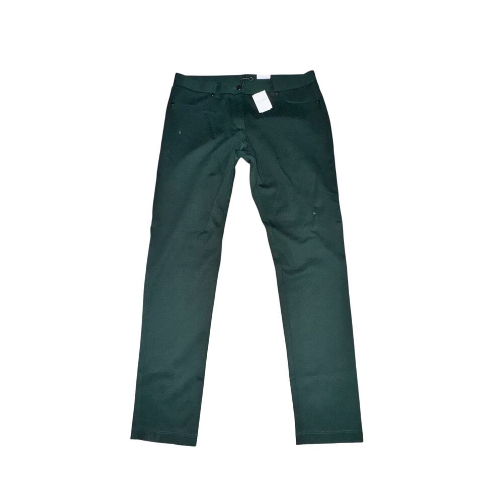J. McLaughlin Becca Slim Fit Bainbridge Legging Jean Women's 10 Hunter Green NWT